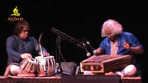 Tarun Bhattacharya performing at the festival