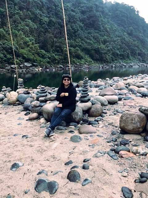 Author Monideepa at Amaon Island