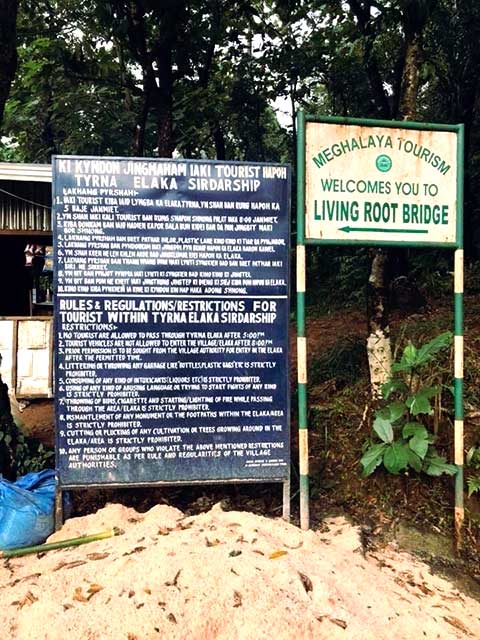 Starting point of the trek to DDLRB