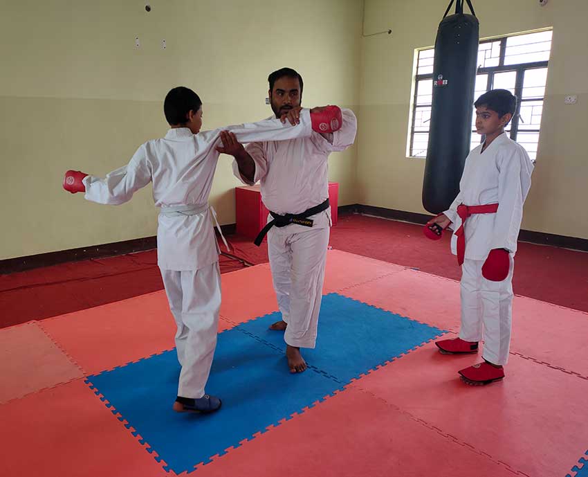 Self defence is also a part of Buddha World School