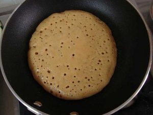 Cooking a pancake