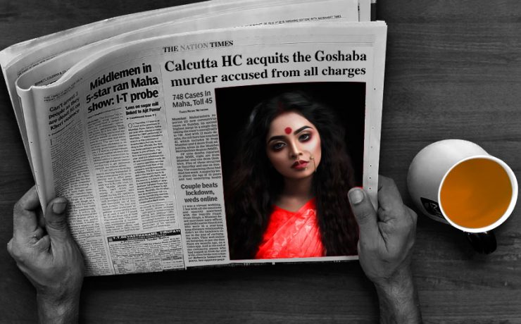 Newaper talking about an incident