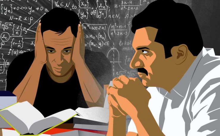 Student and the Examiner both going through a pangs of anxiety