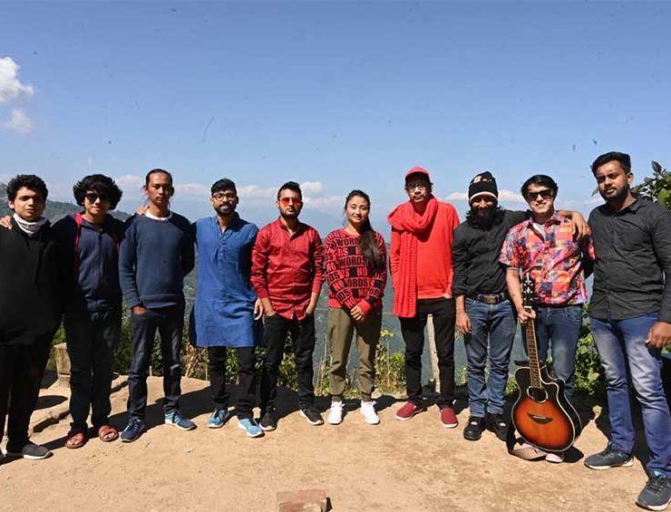 Sourojyoti Chatterjee, Chitten Tamang, Nilanjan Saha, Rick Biswas, Divya Kulung Rai, Sudipta Chanda, Ritaban Guha, Aritra Mukherjee, Avisek Ghosh.( from Left- Right )