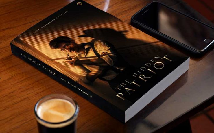 The Hidden Patriot Book lying on the table