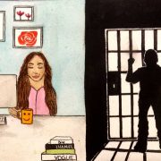 Sandy is a successful business woman while John served jail days