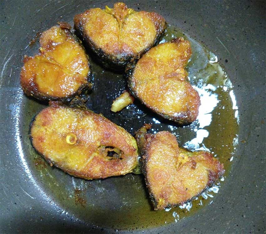 Frying the fish
