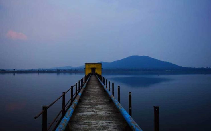 A view of the Baranti Lake