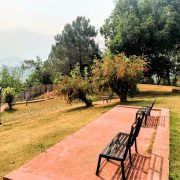A cople of benches in the nature's green of Haflong