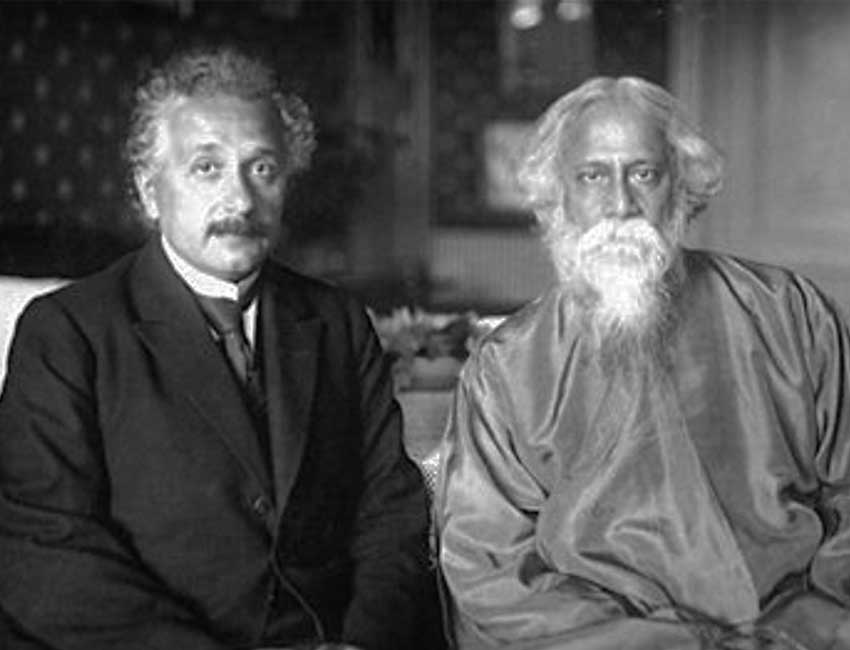 Einstein with Tagore