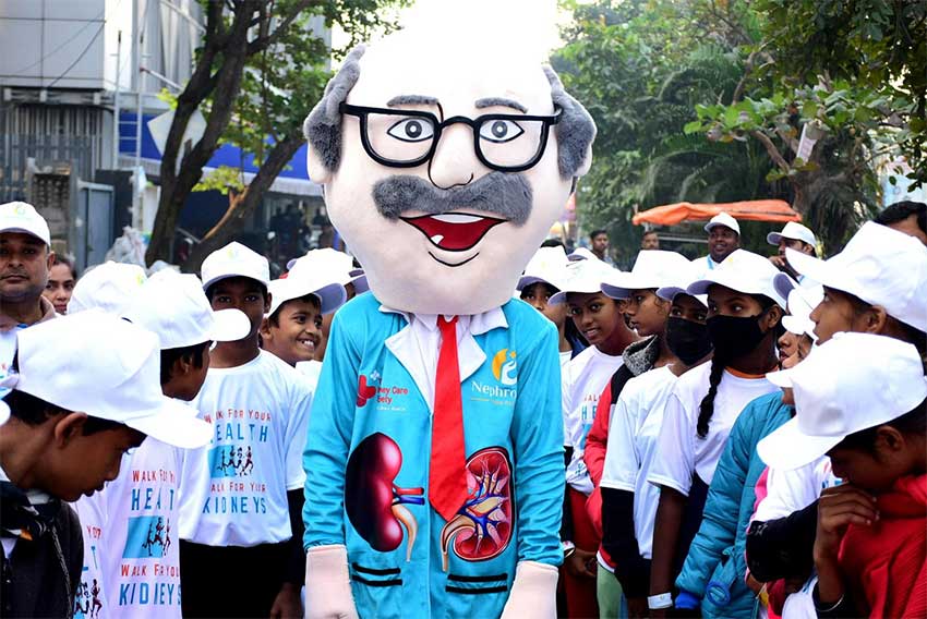 mascot at the event
