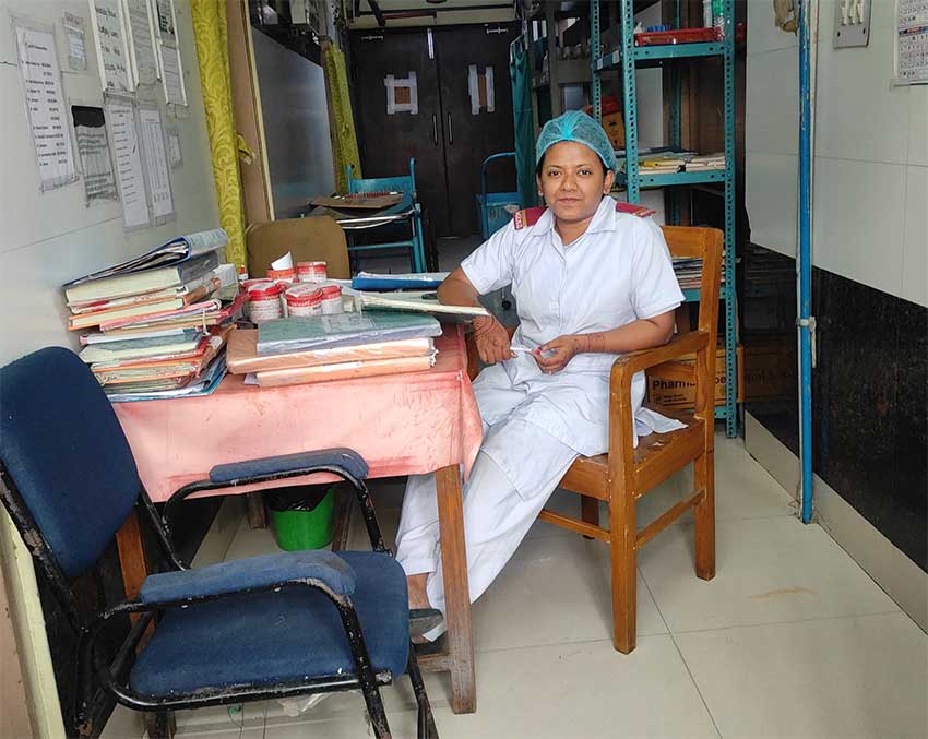 Our Ipsi Tripsi in another role -Nurse