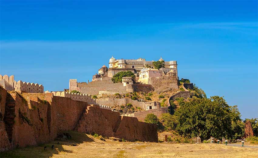 Kumbhalgarh Fort Wall another view
