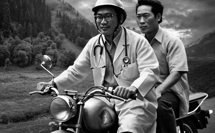 Two Pillion Riders of Gyalshing