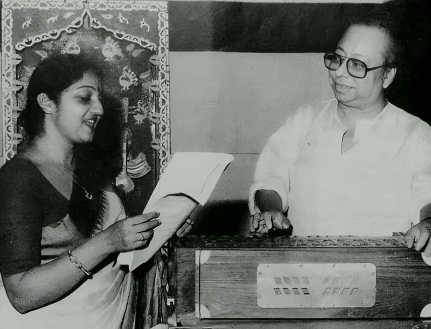 RD Burman and Indrani Sen রাহুল দেব বর্মণ ও ইন্দ্রানী সেন