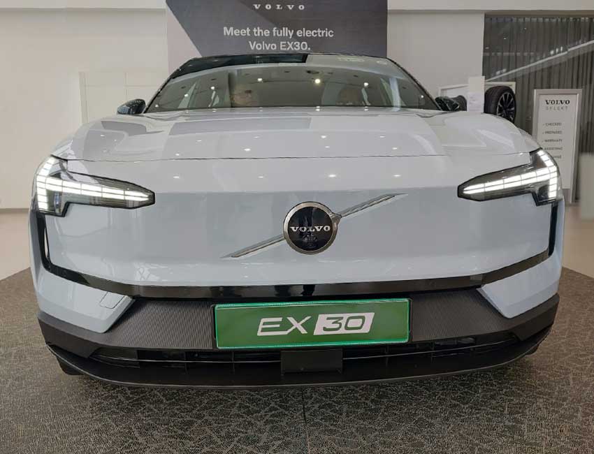 All Electric Volvo EX30 SUV