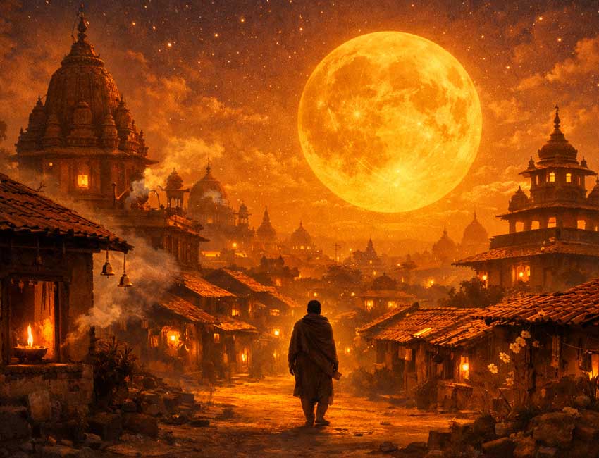 The Night Wears Saffron