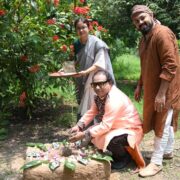 Celebrating Raktakarabi Centenary by planting