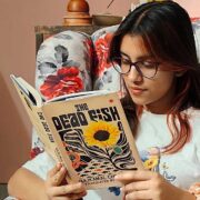 Nabarni reading The Dead Fish