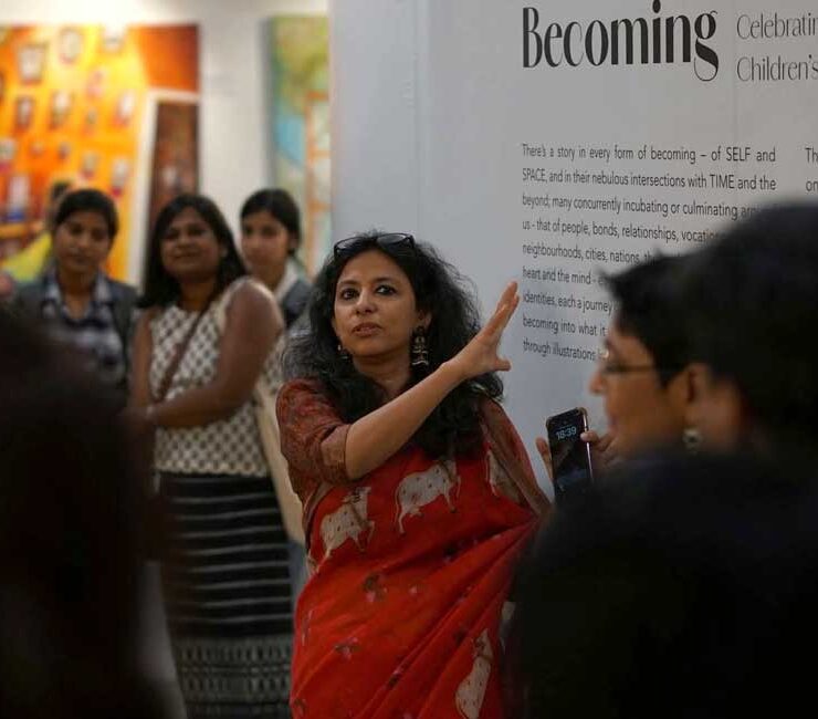 Richa Jha and her exhibition 'Becoming'