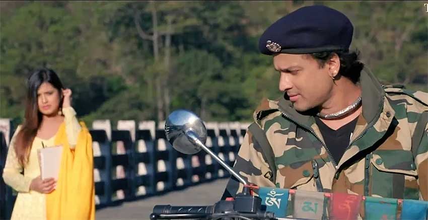 A still from Zubeen Garg's movie 'Mission China'