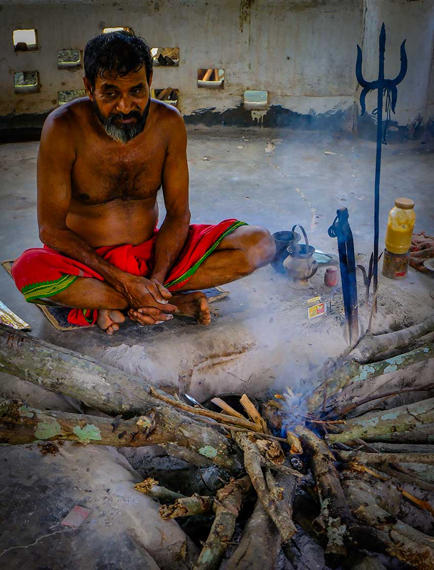 The priest in Tapoban